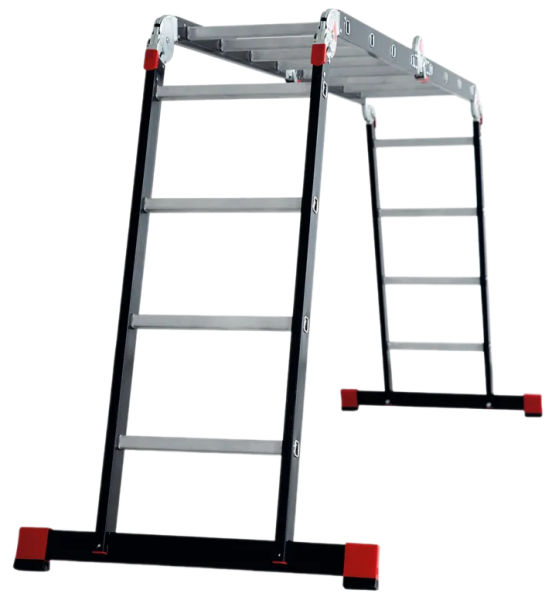 Лестница-трансформер профессиональная 4х4 ступени ширина 400 мм NV3320 Новая высота 3320404-013