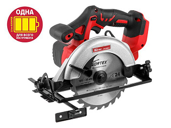 Аккум. циркулярная пила WORTEX CCS 1816-1