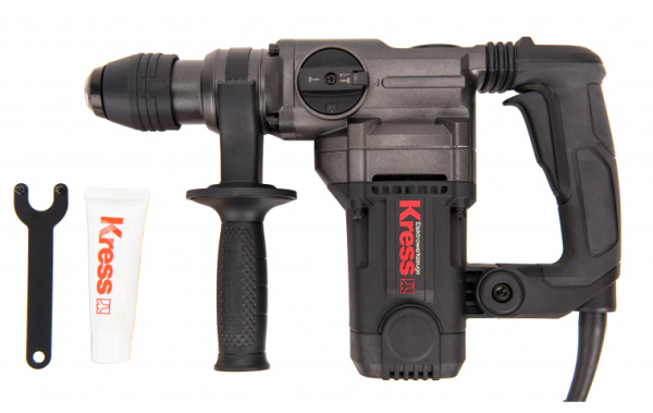 Перфоратор Kress KU330, 1100Вт, 5 Дж, 2 режима, SDS+, кейс