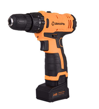 Дрель-шуруповерт аккумуляторная ударная ДА-24Л-2кУ (2,0 А/ч) Вихрь