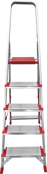 Стремянка профессиональная алюминиевая 5 ступеней 130 мм NV3117 Новая высота 3117105