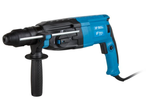 Перфоратор BULL BH 2802 в чем. (850 Вт, 3.2 Дж, 4 реж., патрон SDS-plus, БЗП в комплекте, вес 3.4 кг)