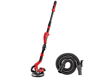 Шлифмашина для стен и потолков WORTEX DG 2260 в кор. со штангой (600 Вт, 600-1500 об/мин, 225 мм, регул. об., подсветка LED 360 гр., требуется подключ