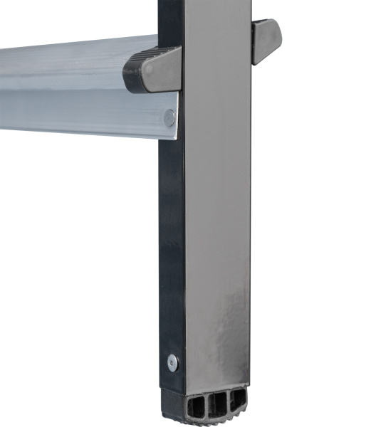 Стремянка алюминий-сталь 4 ступени NV1130 Новая высота 1130104-011 черная