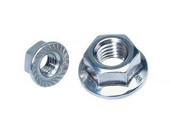 М5 Гайка с фланцем цинк DIN6923 (13000 шт. в коробе)