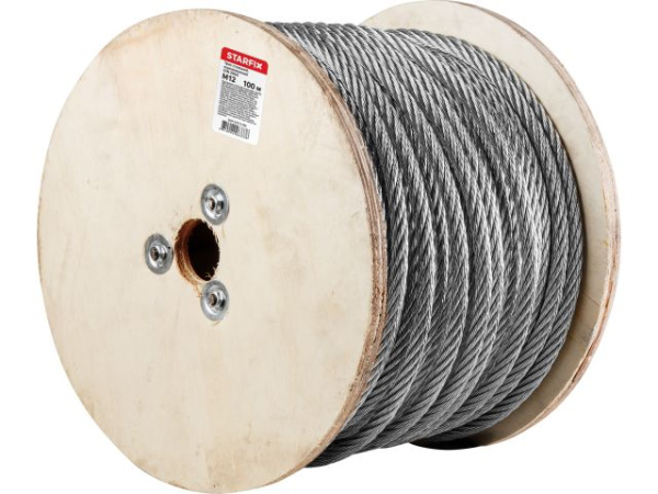 12 мм Трос стальной оцинк. DIN 3060 (бухта 100 м)