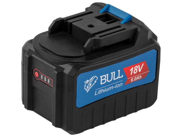 Аккумулятор BULL AK 6001 18.0 В, 6.0 А/ч, Li-Ion (18 В, 6 А*ч,  Li-ion)