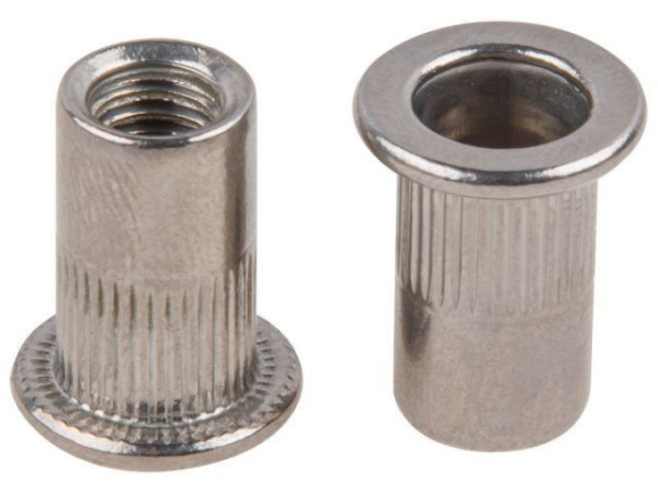 M4 Заклепка резьбовая нерж.сталь A2 цилиндрический бортик (250 шт.)