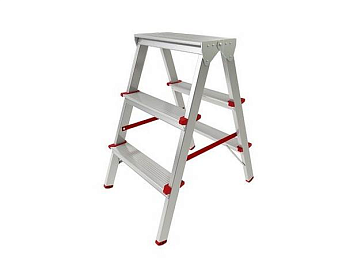 Стремянка алюминиевая 0,66 м двухсторонняя 2x3 ступени STARTUL ST9941-03