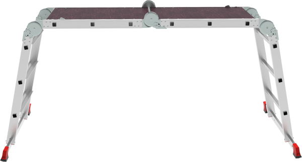 Лестница-трансформер профессиональная 4x3 ступеней 80 мм с помостом ширина 500 мм NV3334 Новая высота 3334403