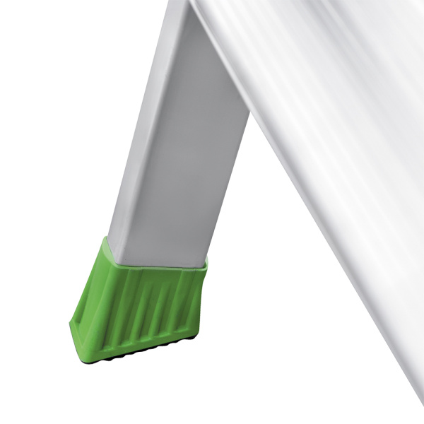 Стремянка алюминиевая двухсторонняя 2x5 ступеней площадка 260мм NV 212 Новая высота 2120205