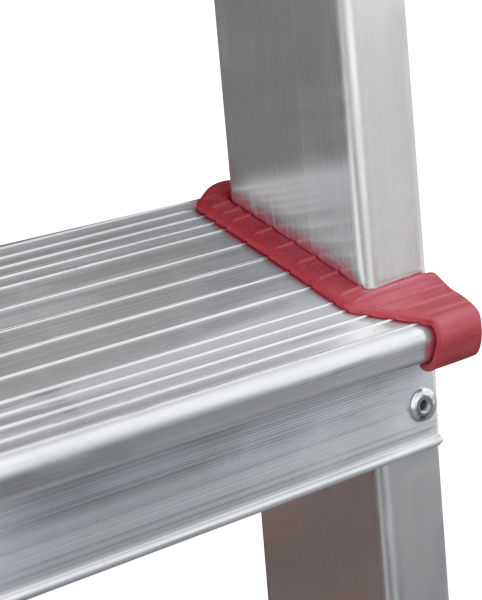 Лестница профессиональная алюминиевая односекционная 6 ступеней 80 мм NV3211 Новая высота 3211106