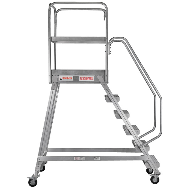 Передвижная лестница-подмости с платформой 6 ступеней NV5511 Новая высота 5511106