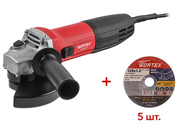 Одноручная углошлифмашина WORTEX AG 1207-5 в кор. 