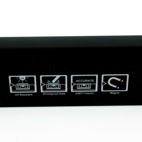 Уровень 800 мм строительный 2 глазка алюминиевый Eco Ritter HT551008