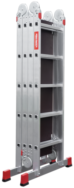 Лестница-трансформер профессиональная 4x5 ступеней с помостом ширина 500 мм NV3331 Новая высота 3331405