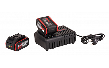 Комплект Kress KAD21: батарея аккумуляторная 20В 4Ач х 2шт зарядное устройство 6А 1шт