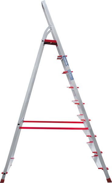 Стремянка профессиональная алюминиевая 9 ступеней 130 мм NV3117 Новая высота 3117109