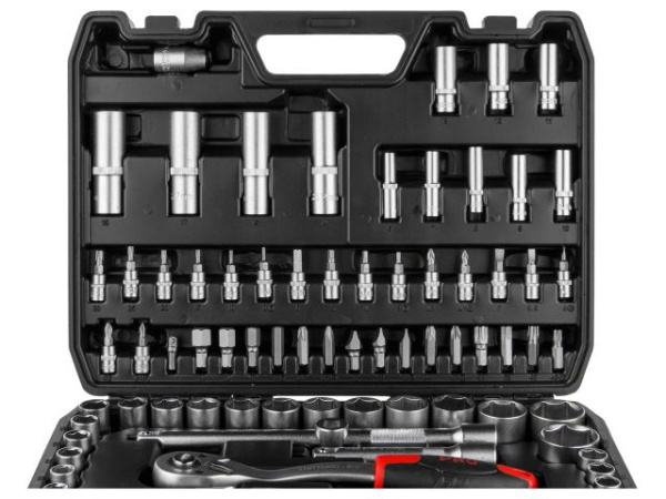 Набор головок и бит 94пр. 1/4",1/2" PRO STARTUL STUTTGART (PRO-094S) (6 граней)
