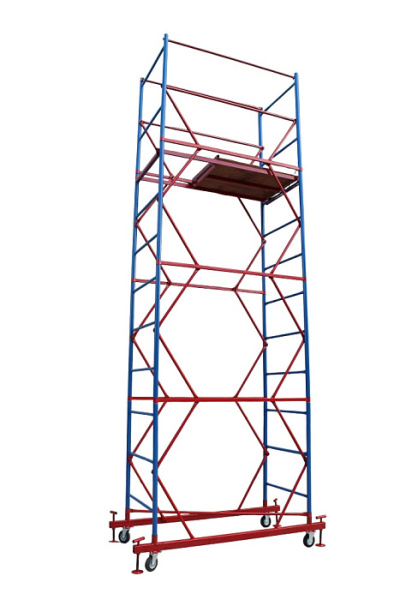Вышка-тура ВСП стальная 1+3 высота до помоста 3,8 м площадка 0,7x1,6 м