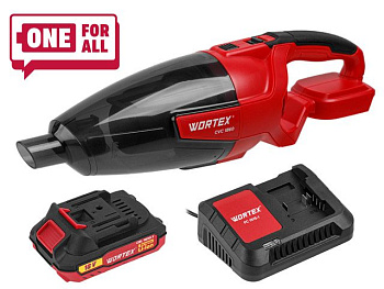 Аккум. пылесос WORTEX CVC 1860 в кор. с акб и з/у ALL1 МЕГА АКЦИЯ 