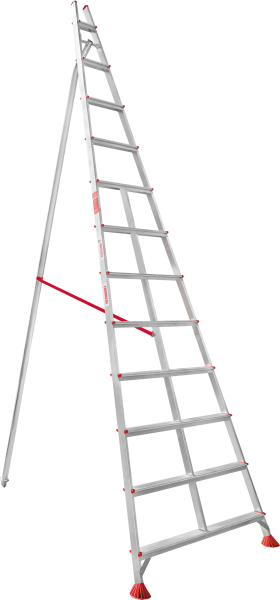 Стремянка алюминиевая садовая  12 ступеней NV3191 Новая высота 3191112
