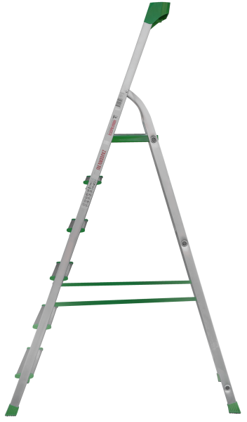 Стремянка алюминиевая 6 ступеней с органайзером NV2115 Новая высота 2115106