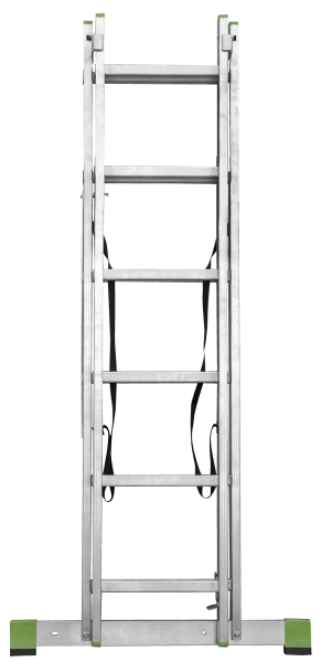 Лестница алюминиевая двухсекционная 2x6 ступеней NV2220 Новая высота 2220206
