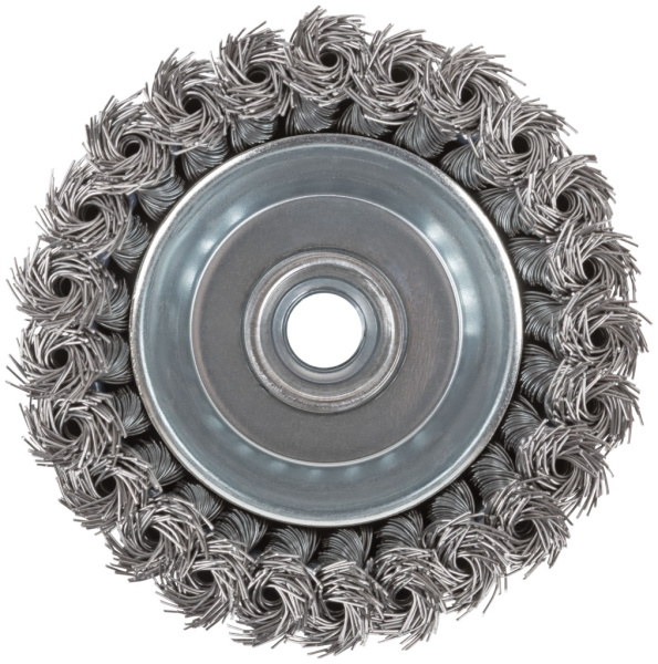 100 мм Щетка для УШМ «Чашка» жесткая Cutop Profi 82-522