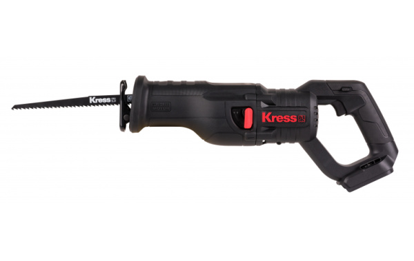 Пила сабельная аккумуляторная бесщеточная KRESS KU501.9, 20В, без АКБ и ЗУ