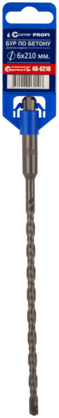 6x150/210 мм Бур по бетону SDS-plus Cutop Profi 40-6210