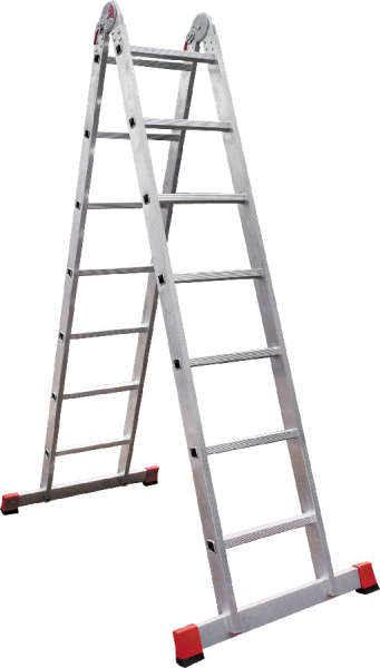 Лестница шарнирная 2x7 ступеней NV331 Новая высота 3310207