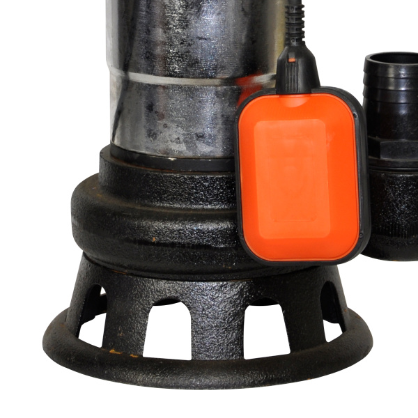 Насос дренажно-фекальный  Skiper WQ8-1.5C (1500 Вт, 250 л/мин, хром, попл.выкл)