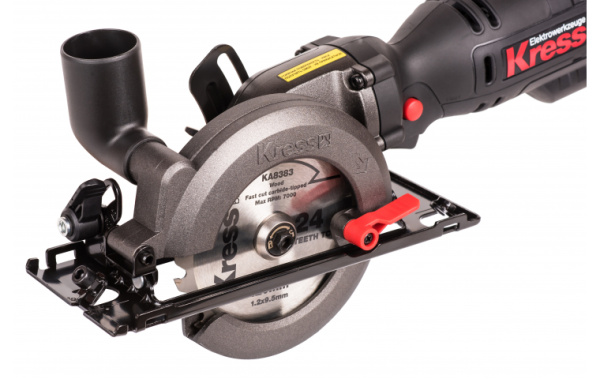 Дисковая пила Kress KU436P, 710Вт, 120мм, кейс