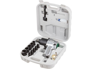 Пневмогайковерт 1/2" ECO AIW-610 с лубрикатором и головками 