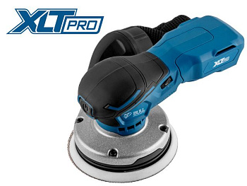 Аккумуляторная эксцентриковая шлифмашина BULL CRS 1218 E в кор. XLTpro SOLO БЕСЩЁТ., 18 В, 125 мм 