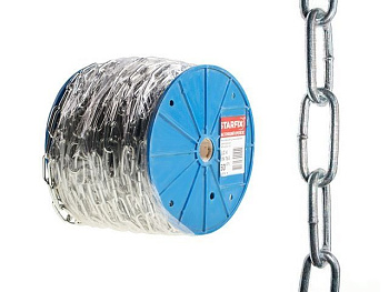 М4x32 мм Цепь сварная длиннозвенная А4 DIN 763 (бухта 50м )