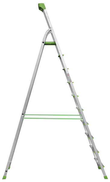 Стремянка алюминиевая 10 ступеней с органайзером NV2115 Новая высота 2115110