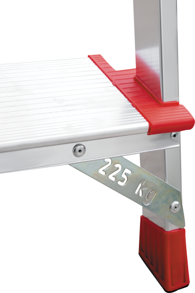 Стремянка профессиональная алюминиевая 6 ступеней 130 мм NV3117 Новая высота 3117106