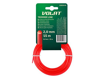 Леска ф 2.0 мм х 15 м шестигр. сеч. ВОЛАТ