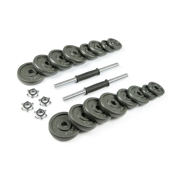 Набор металлических гантелей в чемодане AMETIST 30кг