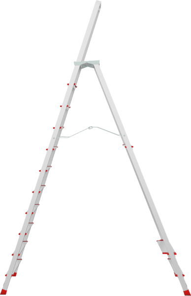 Стремянка профессиональная алюминиевая 11 ступеней с большой площадкой NV3130 Новая высота 3130111