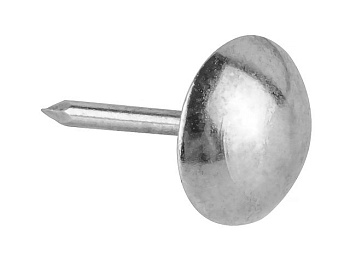 1,2x16 мм Гвозди декоративные Сфера 1.2х16 мм хром (7500 шт.)