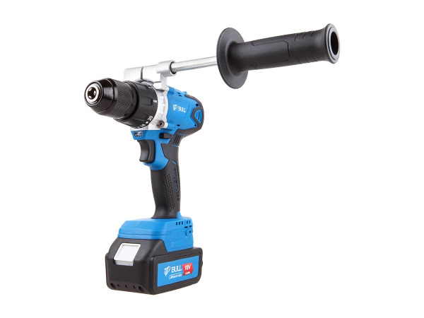 Аккум. дрель-шуруповерт BULL SR 1802 в чем. (18.0 В, 2 акк., 4.0 А/ч Li-Ion, 2 скор., 80 Нм, шурупы до 10 мм)