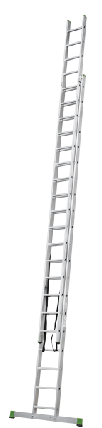 Лестница алюминиевая двухсекционная 2x20 ступеней NV2220 Новая высота 2220220