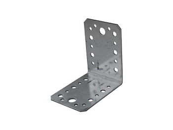 65х90х90 мм 1,8 мм Уголок крепежный белый цинк (30 шт.)