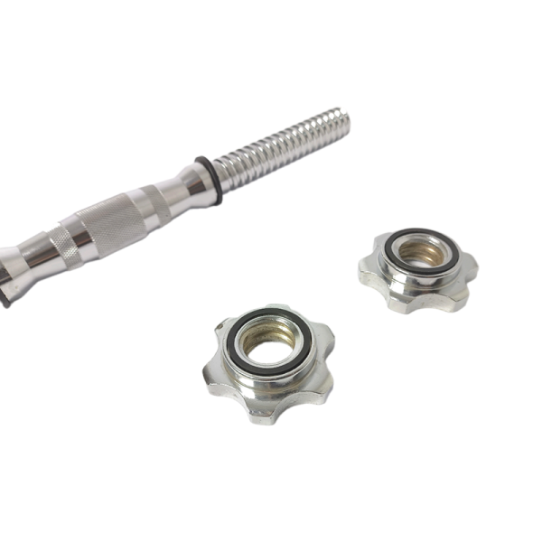 Набор гантельных грифов с соединительным коннектором AMETIST 40 см. (посад. диаметр 25 мм.) металл