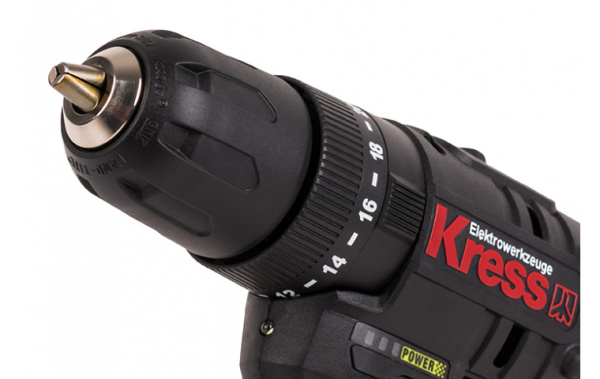 Дрель-шуруповерт аккумуляторная бесщеточная ударная  Kress KUC12 12В 40Нм 2Ач х 2 ЗУ 1.5А кейс