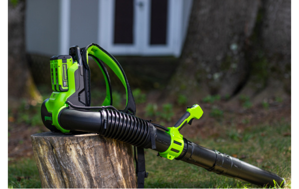 Воздуходув аккумуляторный ранцевый GD40BPG2 40В Greenworks