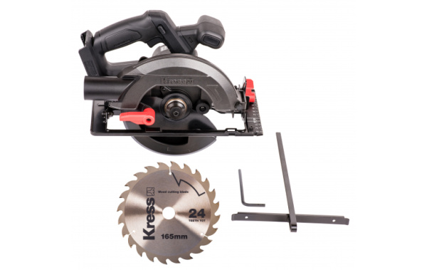 Циркулярная пила аккумуляторная бесщеточная Kress KU520.9 20В 165мм без АКБ и ЗУ